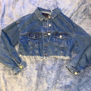 Distressed Jean Jacket